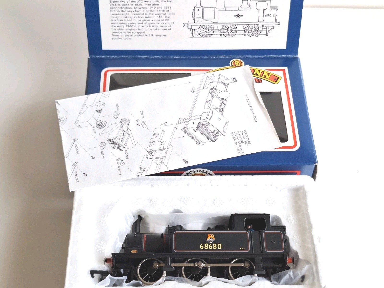 Bachmann 31052 J72 Class Loco.New Old Stock. Mint Cond. 2 Rail DC Boxed.OO Scale