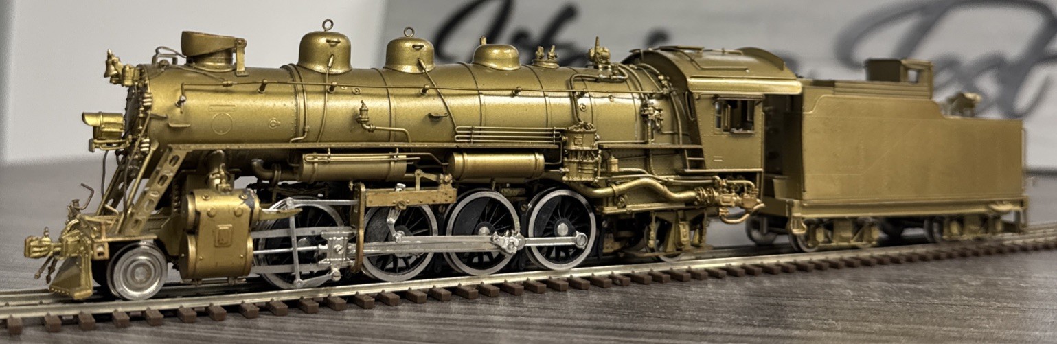 Key Imports HO Brass Mikado D&RGW 2-8-2 K-59 Steam Engine – Unpainted & LNIB!