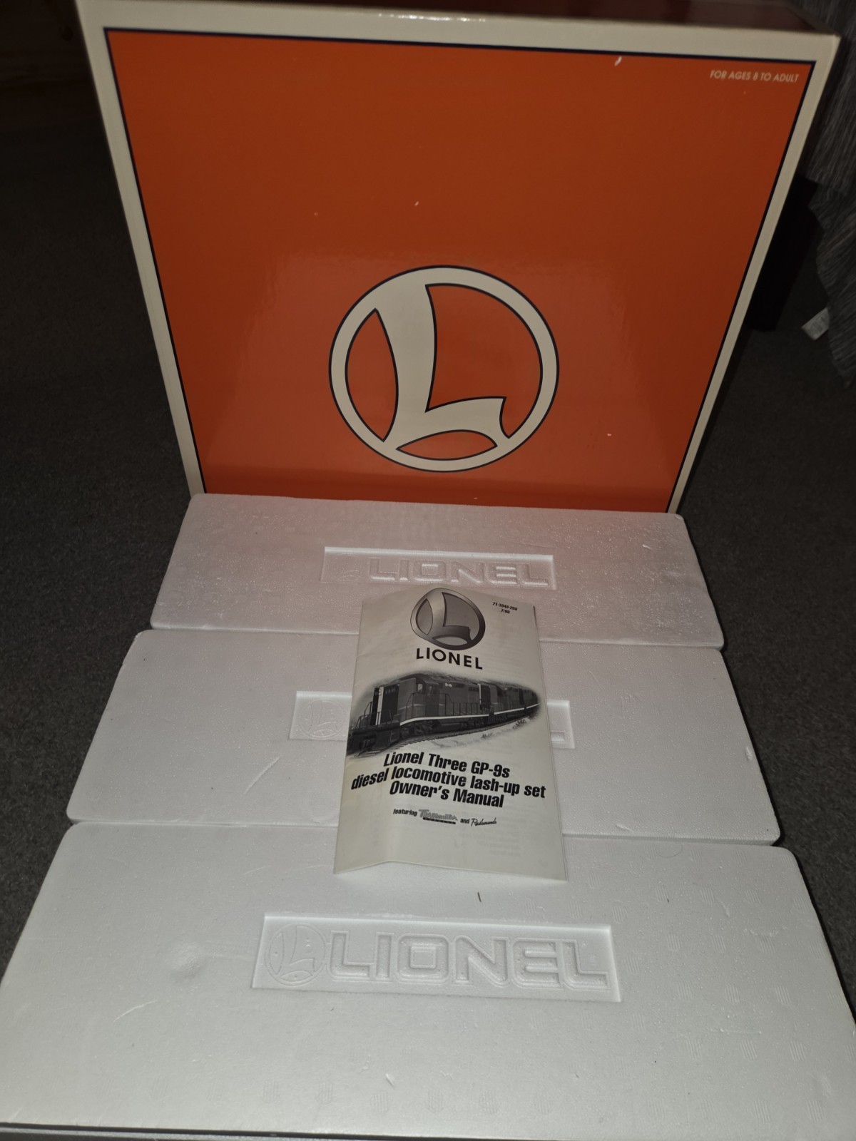 Lionel 6-11843 O Gauge Boston & Maine Diesel Lash-up Set #2380, 2381, 2389