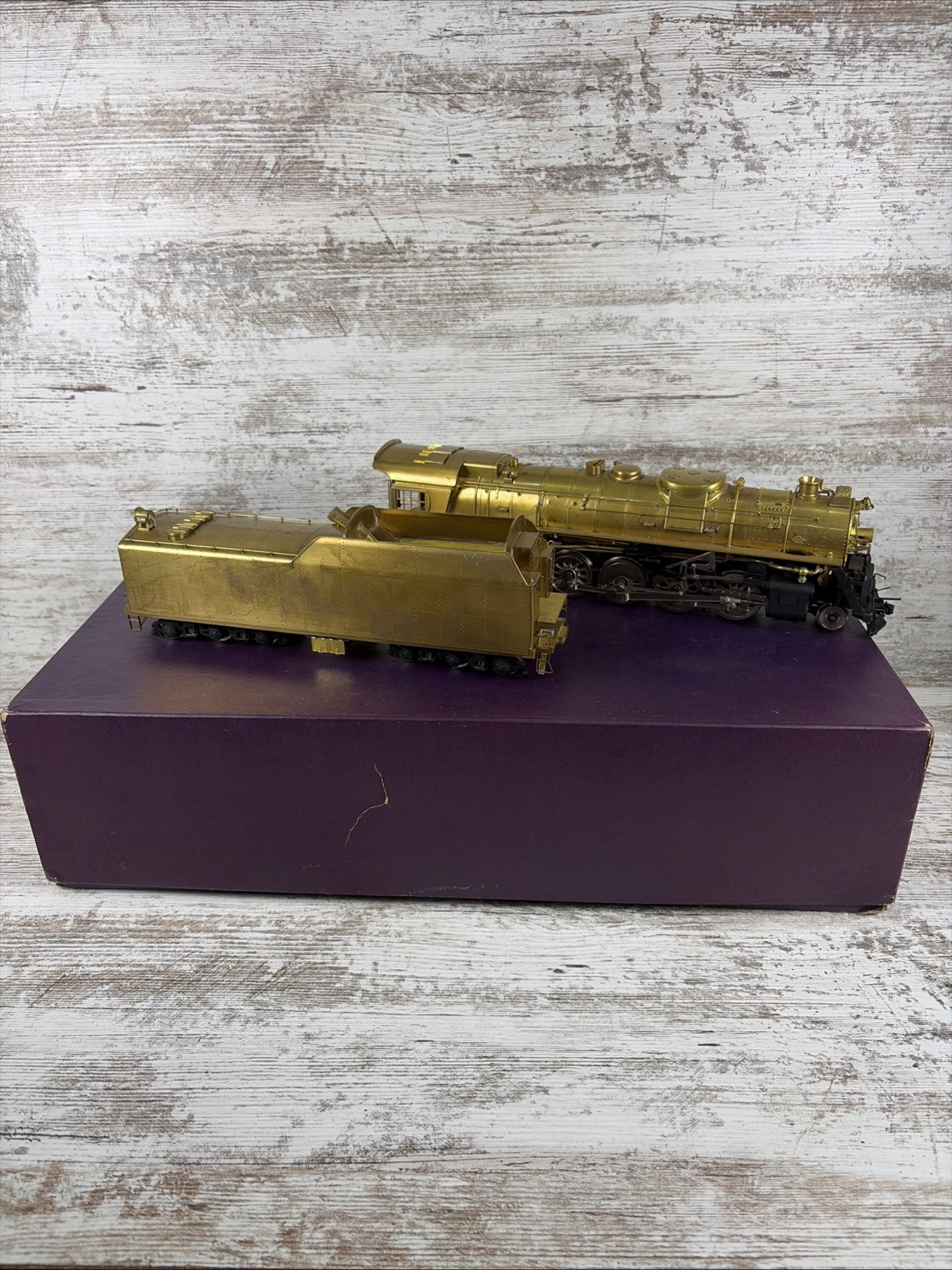 O SCALE KTM L&N Louisville & Nashville 2-8-4 BERKSHIRE Brass Locomotive & Tender
