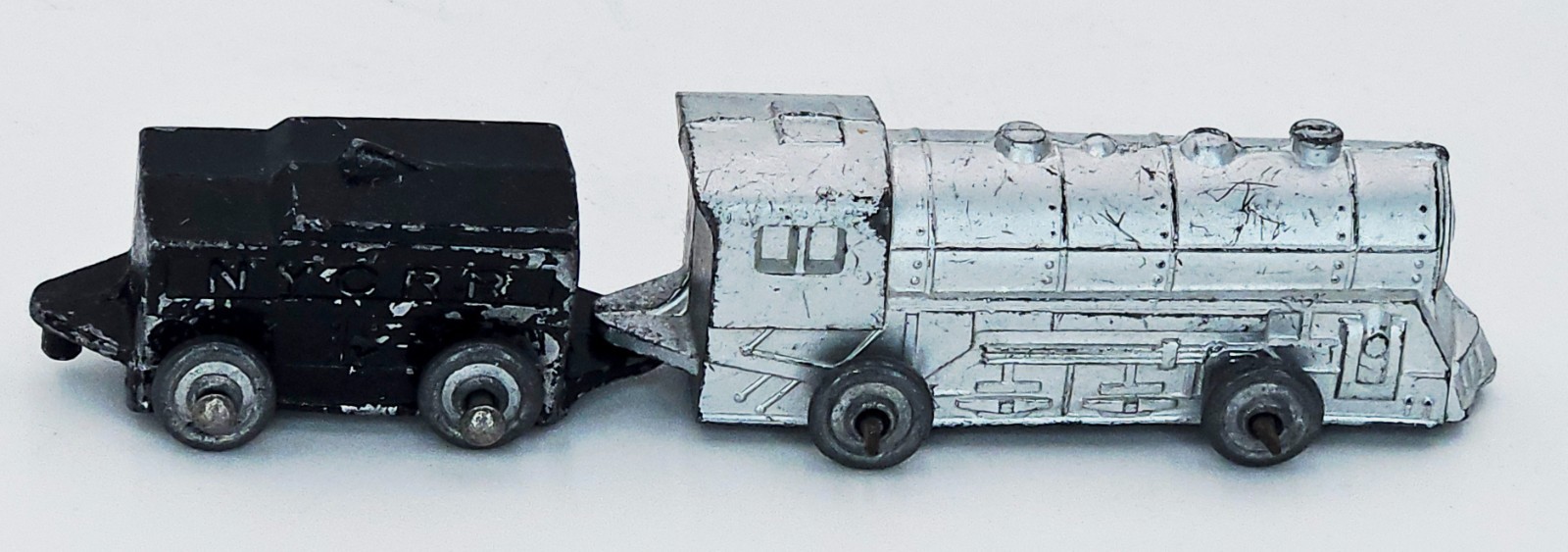 Train Toy Barclay Vintage Die Cast Metal Engine and Tender Small