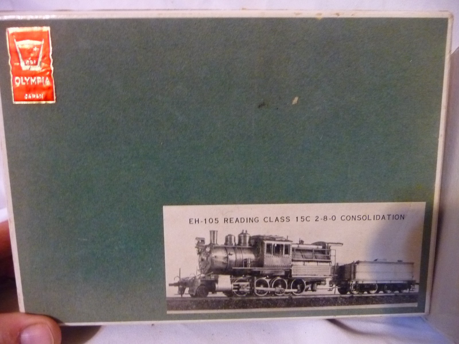 VTG 1961 GEM MODELS OLYMPIA EH-105 Reading Class 15C 2-8-0 Consolidated w/ Box