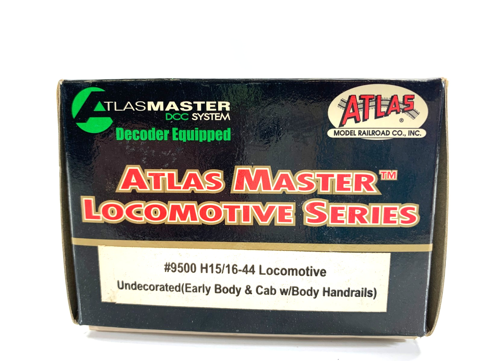 Atlas Master 9500 Undecorated (Painted Black Shiny) H15/16-44 Loco, HO scale