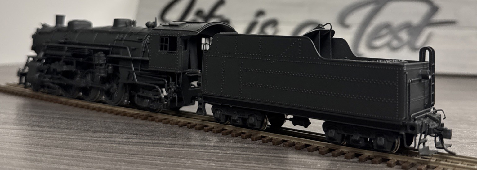 Pacific Fast Mail HO Brass Pacific USRA 4-6-2 – C/Ptd. Black & Needs TLC/DNR!