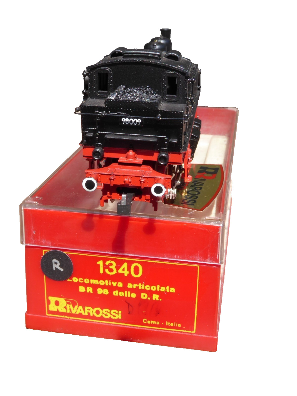Rivarossi 1340 H0 Steam Locomotive BR 98 009 DR Cross Spoke Epoche III