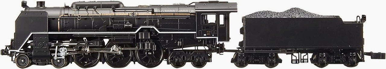 Kato 2017-5 JNR steam locomotive c62, NIB, n scale, ships from the USA