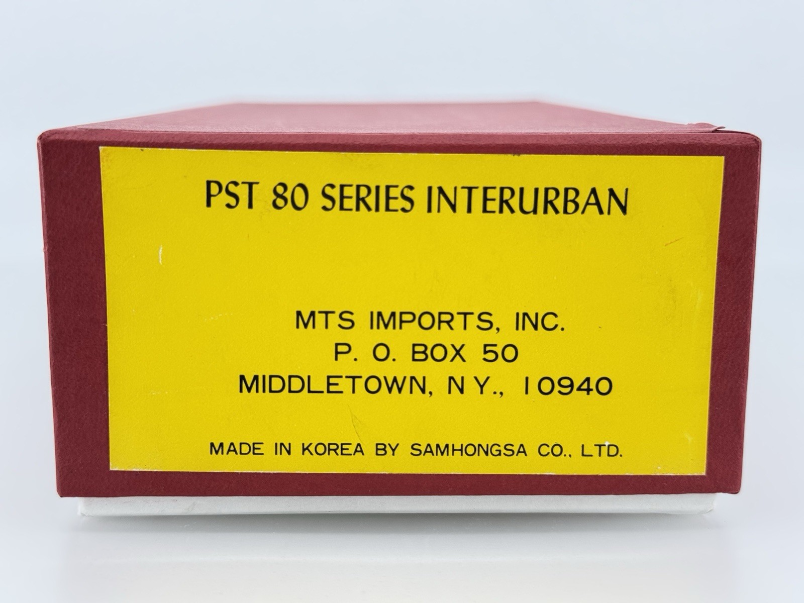 HO Scale MTS Imports Samhongsa Brass PST 80 Series Interurban Trolley Streetcar