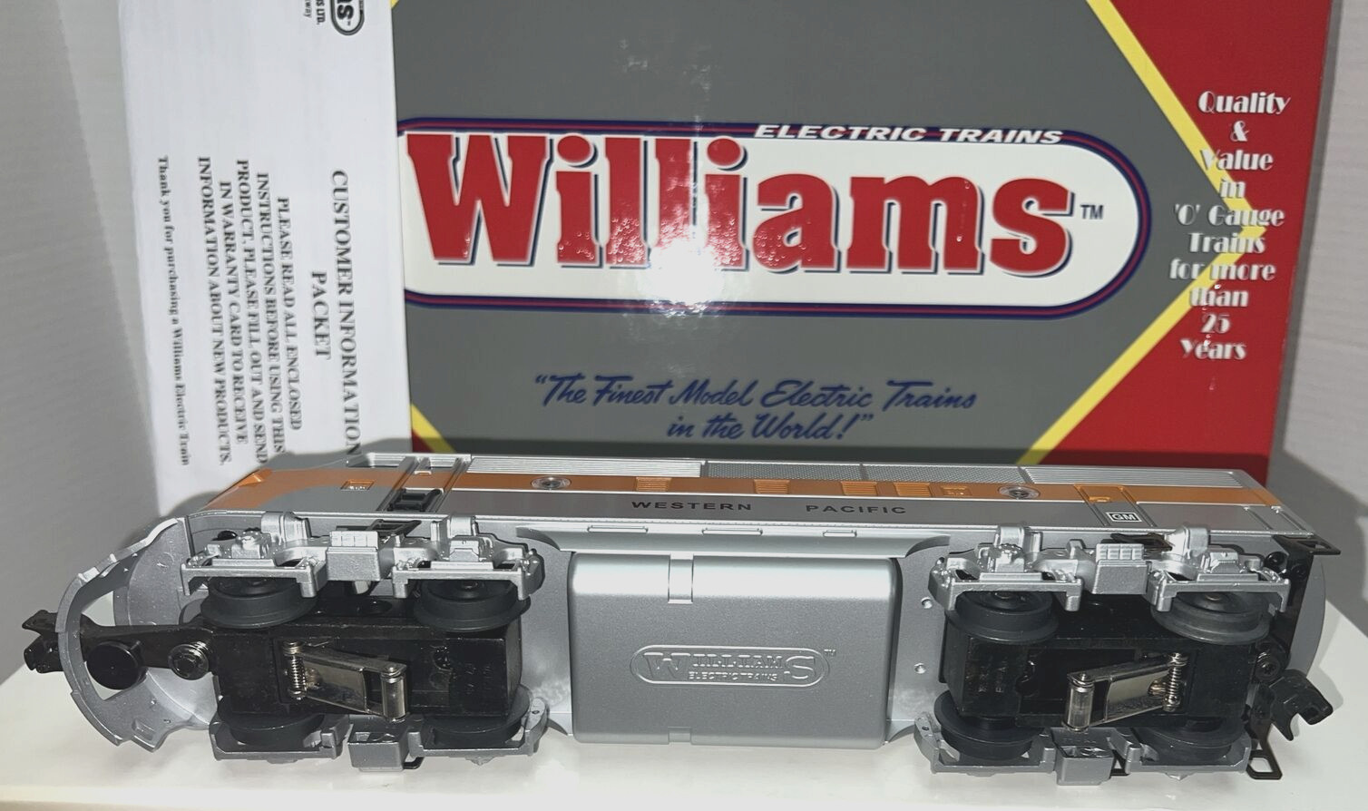 WILLIAMS W-2345 WP F3 POWER A WITH TRUE BLAST II HORN & DUMMY A DIESEL SET LNIB