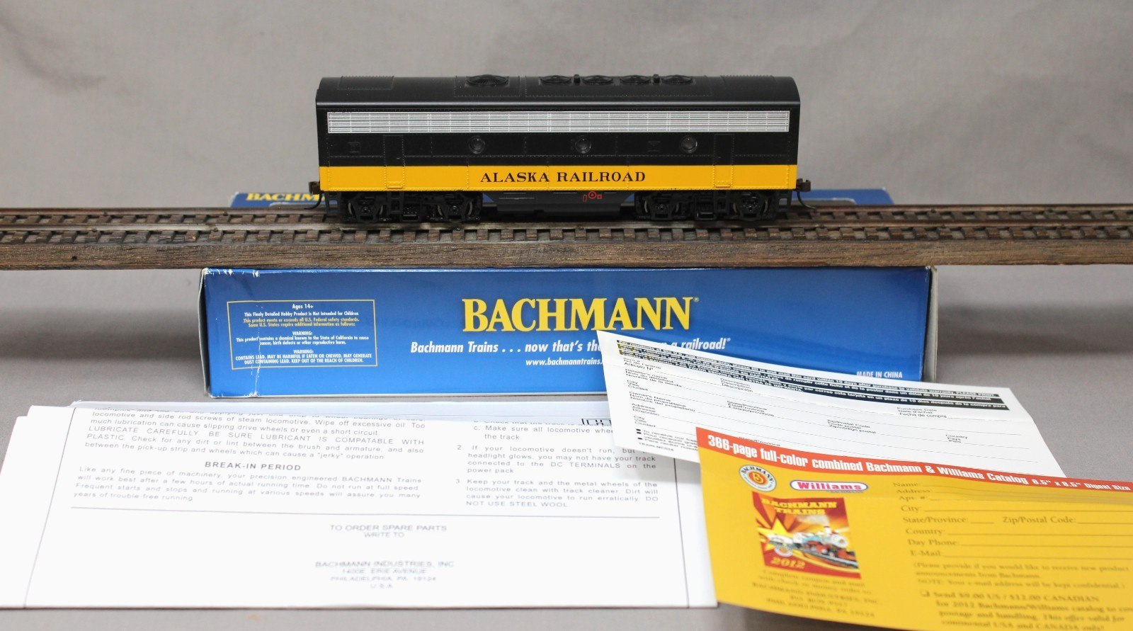 BACHMANN #63810 Alaska Railroad ARR EMD F7B Diesel, DCC Ready, C8