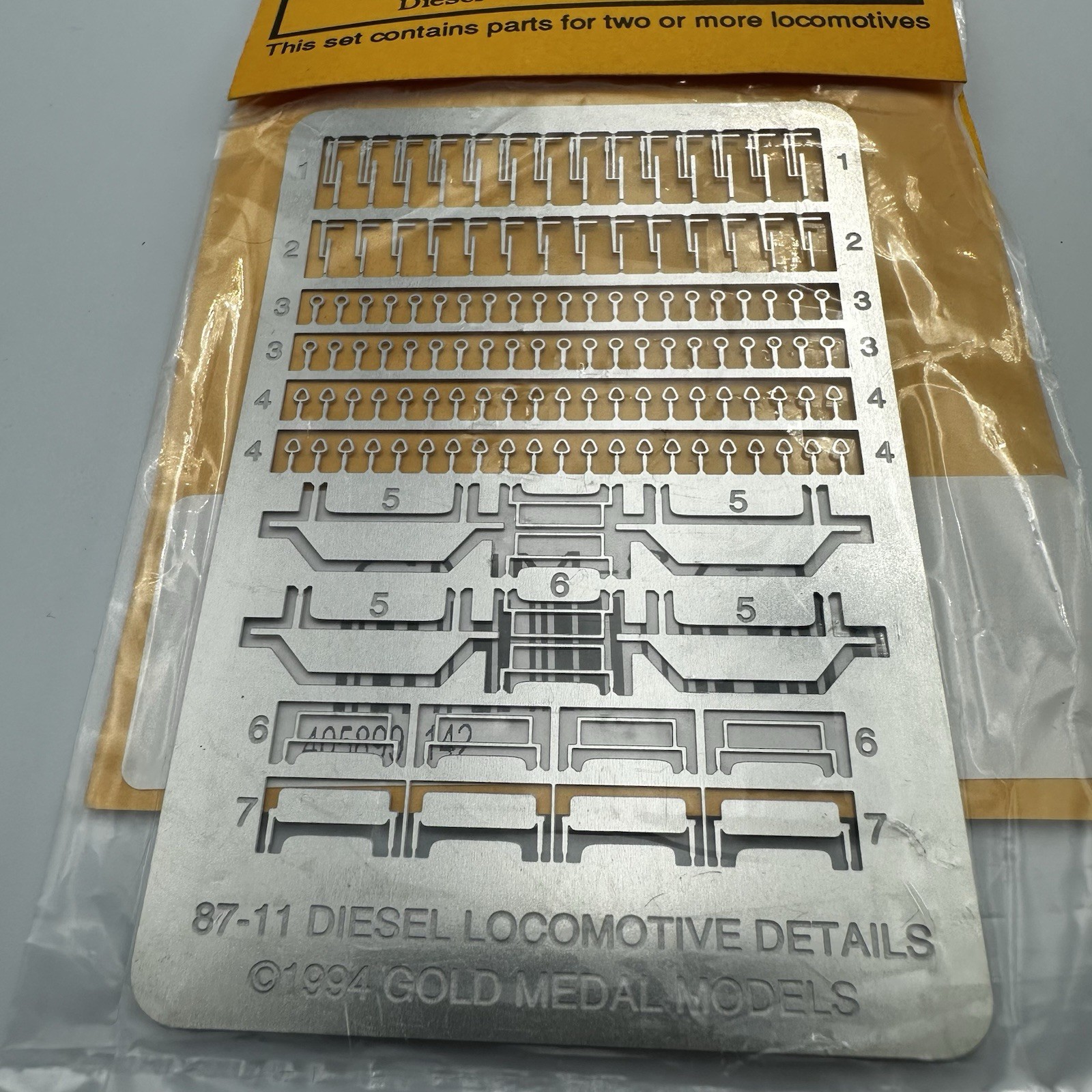 Gold Medal Models 87-11 Diesel Locomotive Details – HO Scale