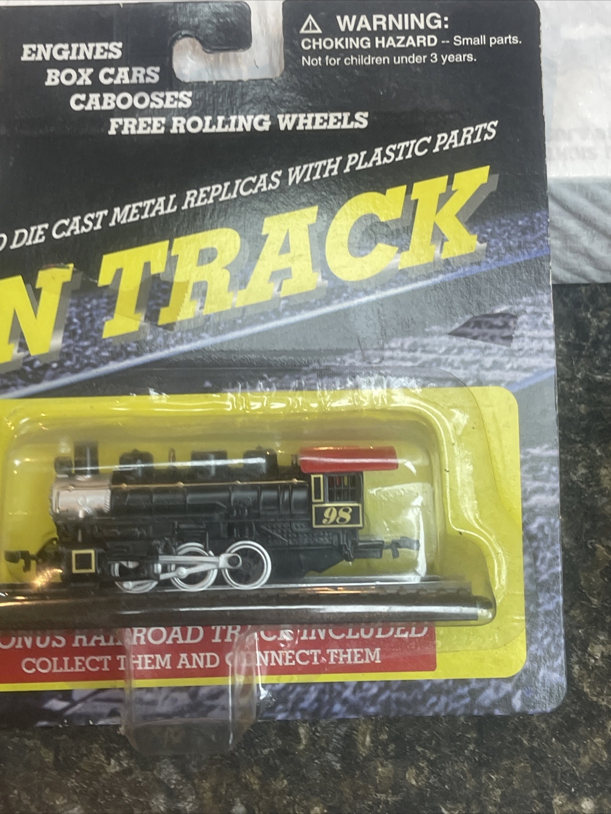 Vintage Maisto On Track 98 Caboose Die Cast Metal Replicas Train Caboose W/Bonus