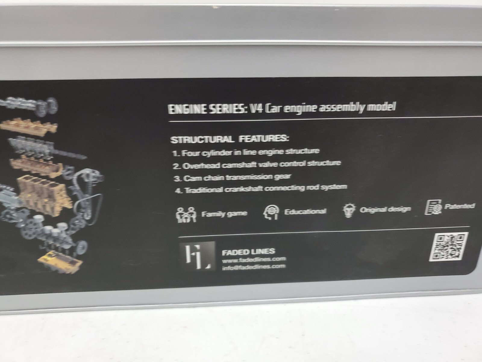 FADED LINES V4 ENGINE ASSEMBLY INVICTA LIMITED EDITION MODEL FD-200