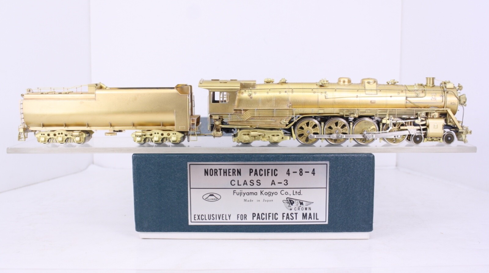 HO Brass Pacific Fast Mail Crown Northern Pacific 4-8-4 Class A-3 Excellent