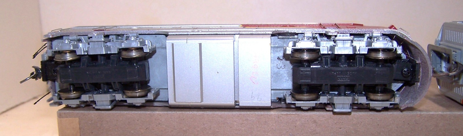HO STEWART KATO F7a, F7b, F7a SANTA FE ATSF, DCC, NO SOUND, LED HEADLIGHT