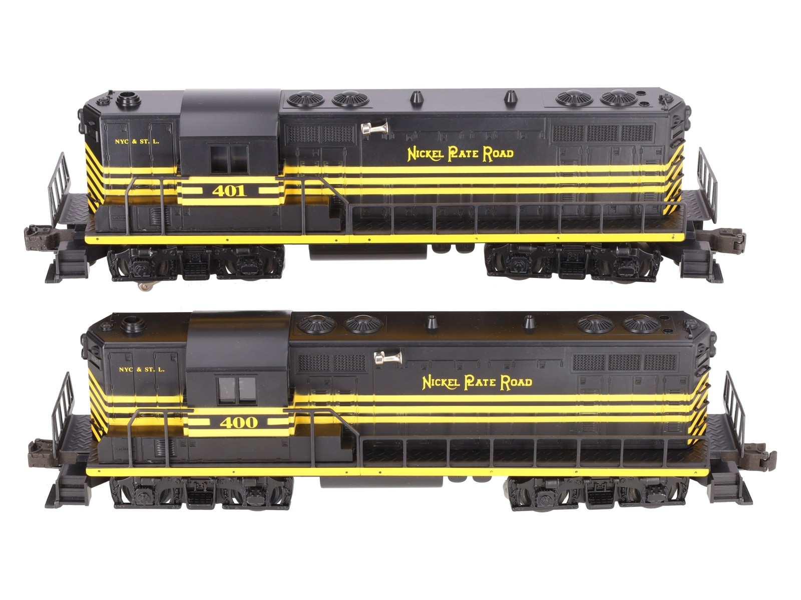 Lionel 6-18505 O Gauge Nickel Plate Road GP-7 Diesel Locomotive Set #400/401 EX