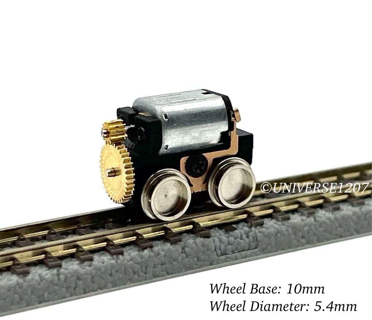 Z/Nn3/Nm/H0f/H0i/HOz Scale 6.5mm Gauge Locomotive Power Drive Chassis 10mm/5.4mm