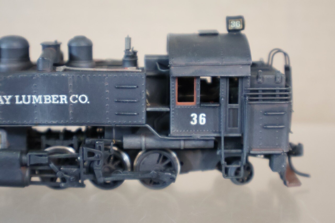 NORTHWEST SHORT LINE COOS BAY LUMBER 2-6-6-2 RAYONIER MALLET LOCOMOTIVE 36 on