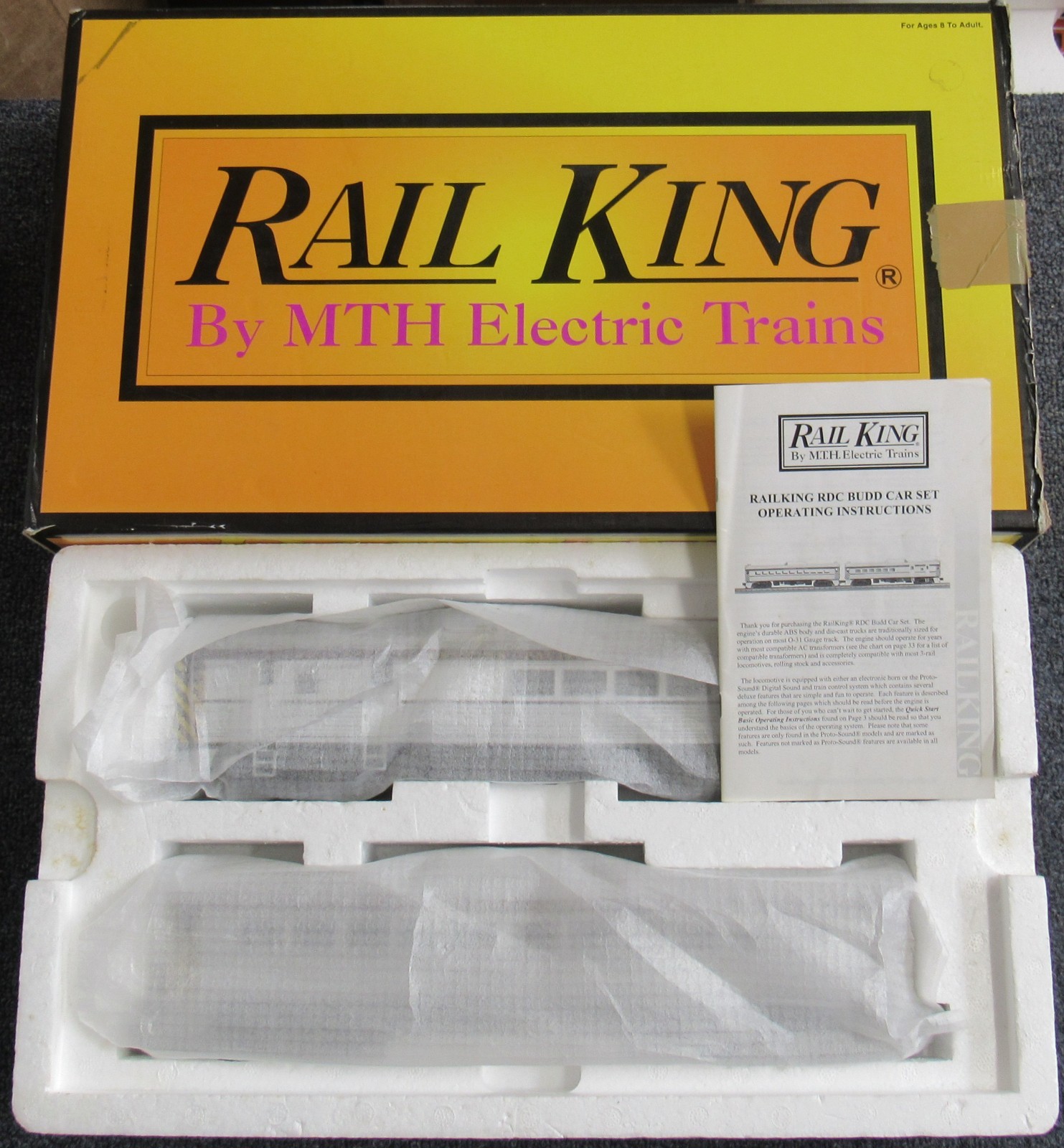 MTH Railking 30-2183-1 Canadian Pacific RDC Budd 2-Car Set w/PS1 O-Gauge