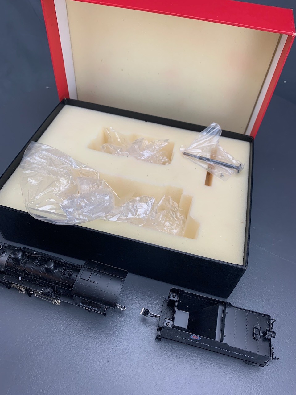 HO Key Brass SKI D&RGW C-48 2-8-0 Steam Locomotive #1144 w/DCC/Snd HO7579
