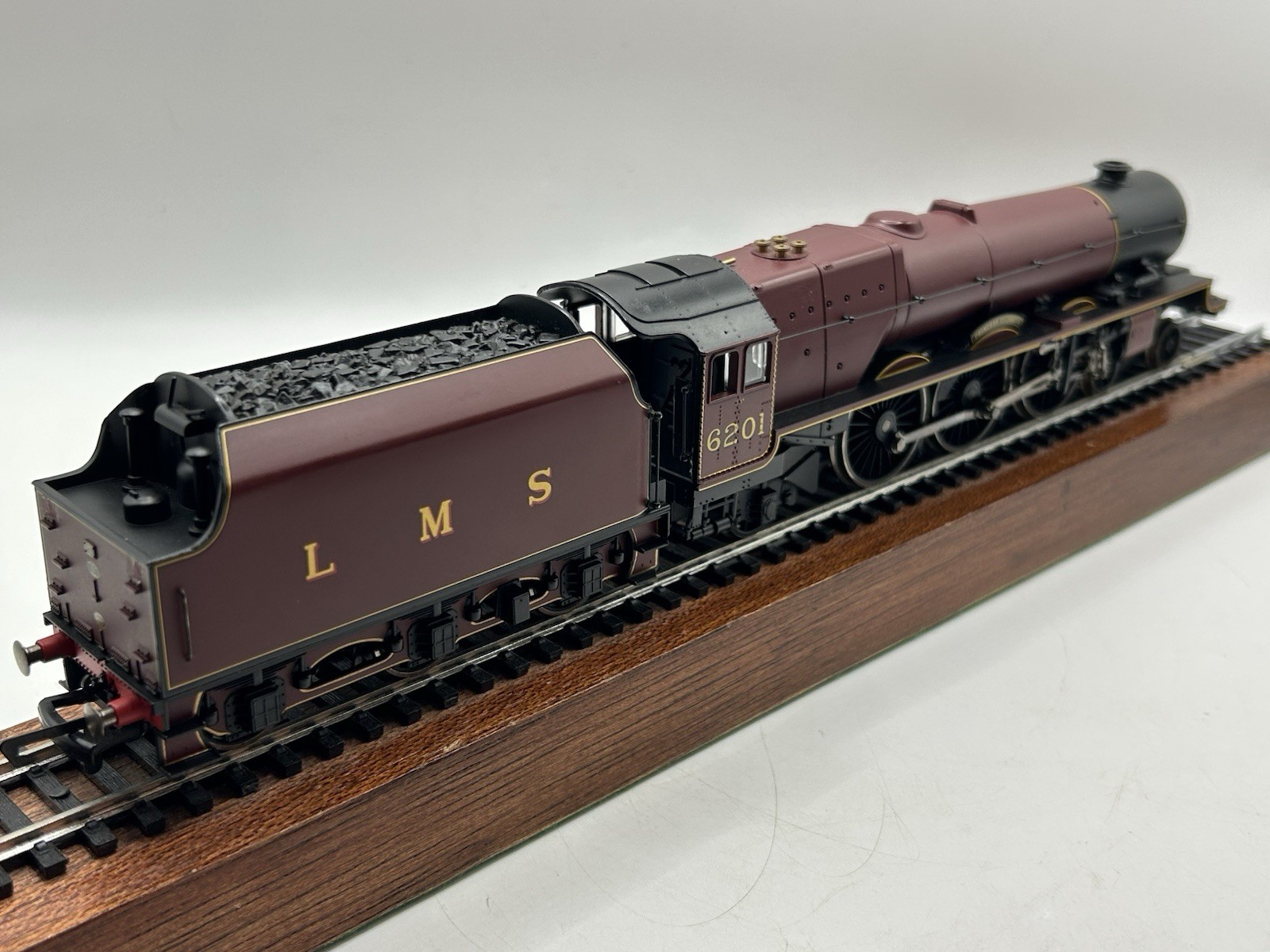 OO Hornby LMS Princess Royal Class 4-6-2 Locomotive #6201 ‘TTS Sound’ – (VG)