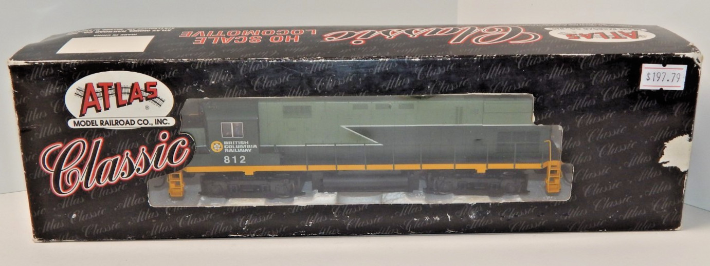 Atlas Silver HO #550263 BC Rail Alco C425 RTR #812 Very Good condition