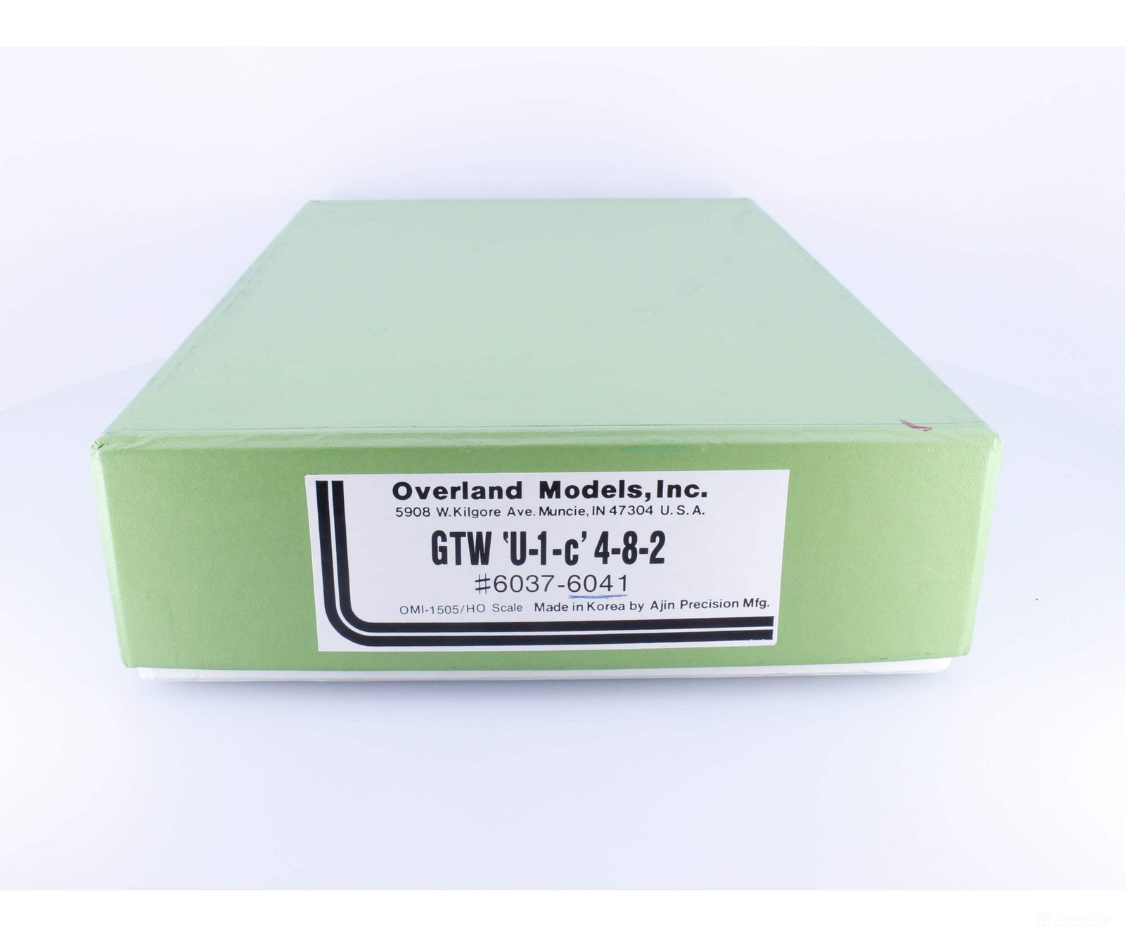 Overland OMI-1505 HO Brass GTW U-1-c 4-8-2 Steam Locomotive Factory Painted Gran