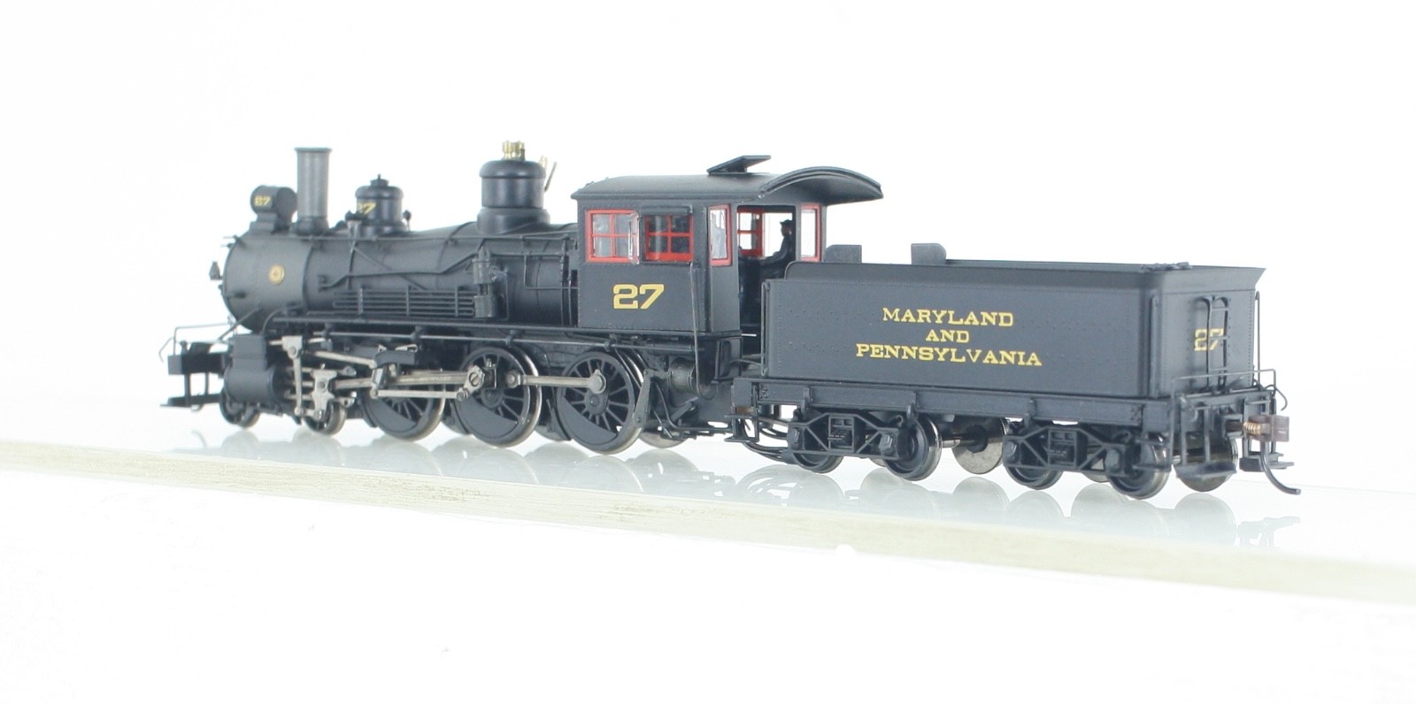 HO Bachmann Spectrum 82302 Maryland & Pennsylvania Baldwin 4-6-0 Loco & Tender 2