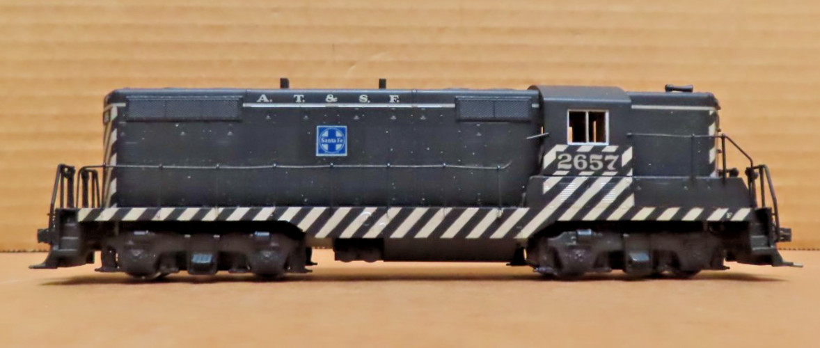 KTM EMD GP-7 SANTA FE #2657 BRASS HO SCALE