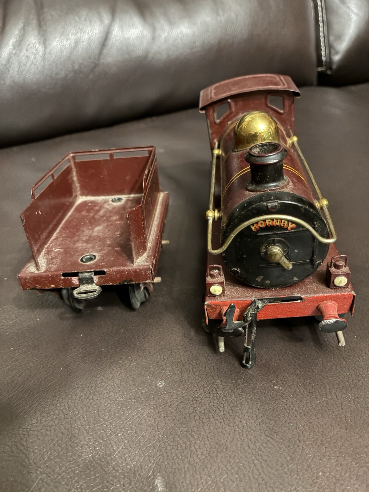 1920s Hornby ClockWork Train & Tender W Original Box