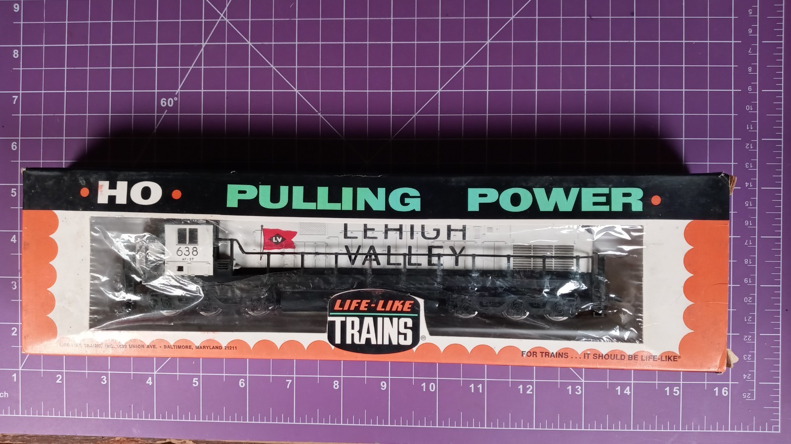 TrkRdy True CO-CO setup – Lehigh Valley ALCO Century 628 Diesel Locomotive, GWC
