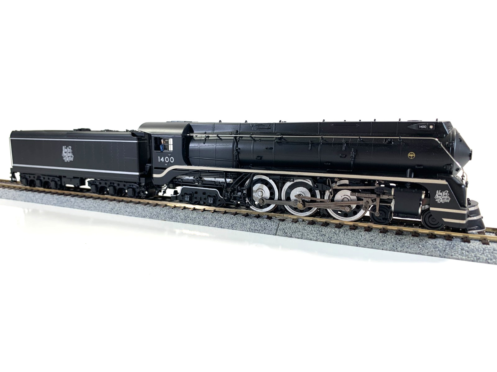 HO Broadway Limited Hybrid 1624 NH 1-5 4-6-4 #1400, DCC Sound, Paragon 2