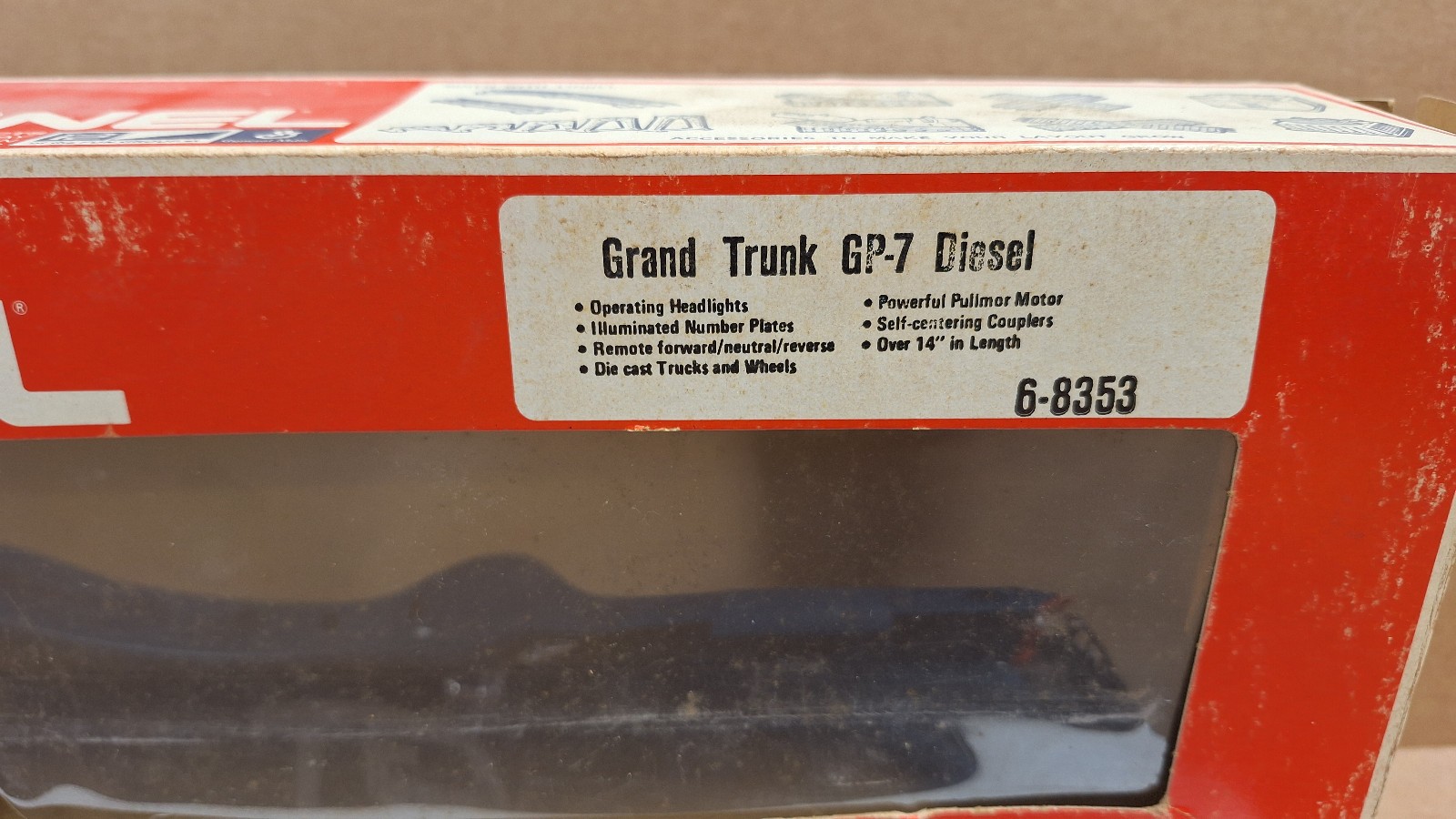 Lionel 6-8353 Grand Trunk GT GP7 Diesel Locomotive O Scale in Box -Runs