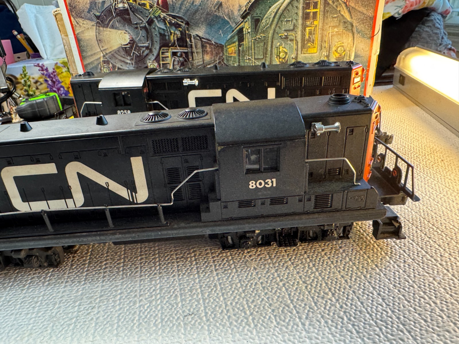 🚂LIONEL 6-8031 CANADIAN NATIONAL GP-7 DIESELS – 1- POWERED 1- NONPOWER💥 L2463