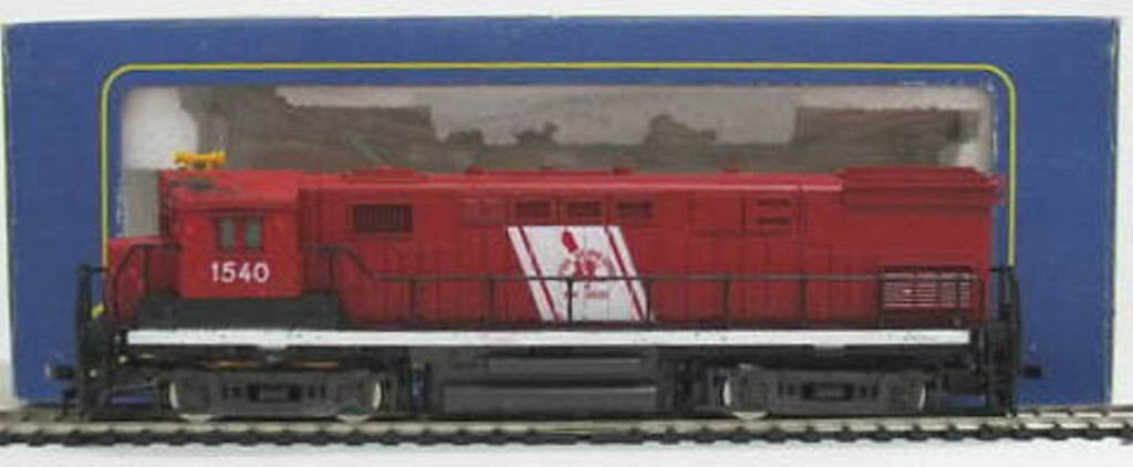 AHM/Roco HO CENTRAL NEW JERSEY #1540 ALCO CENTURY 424 DIESEL LOCOMOTIVE NEW