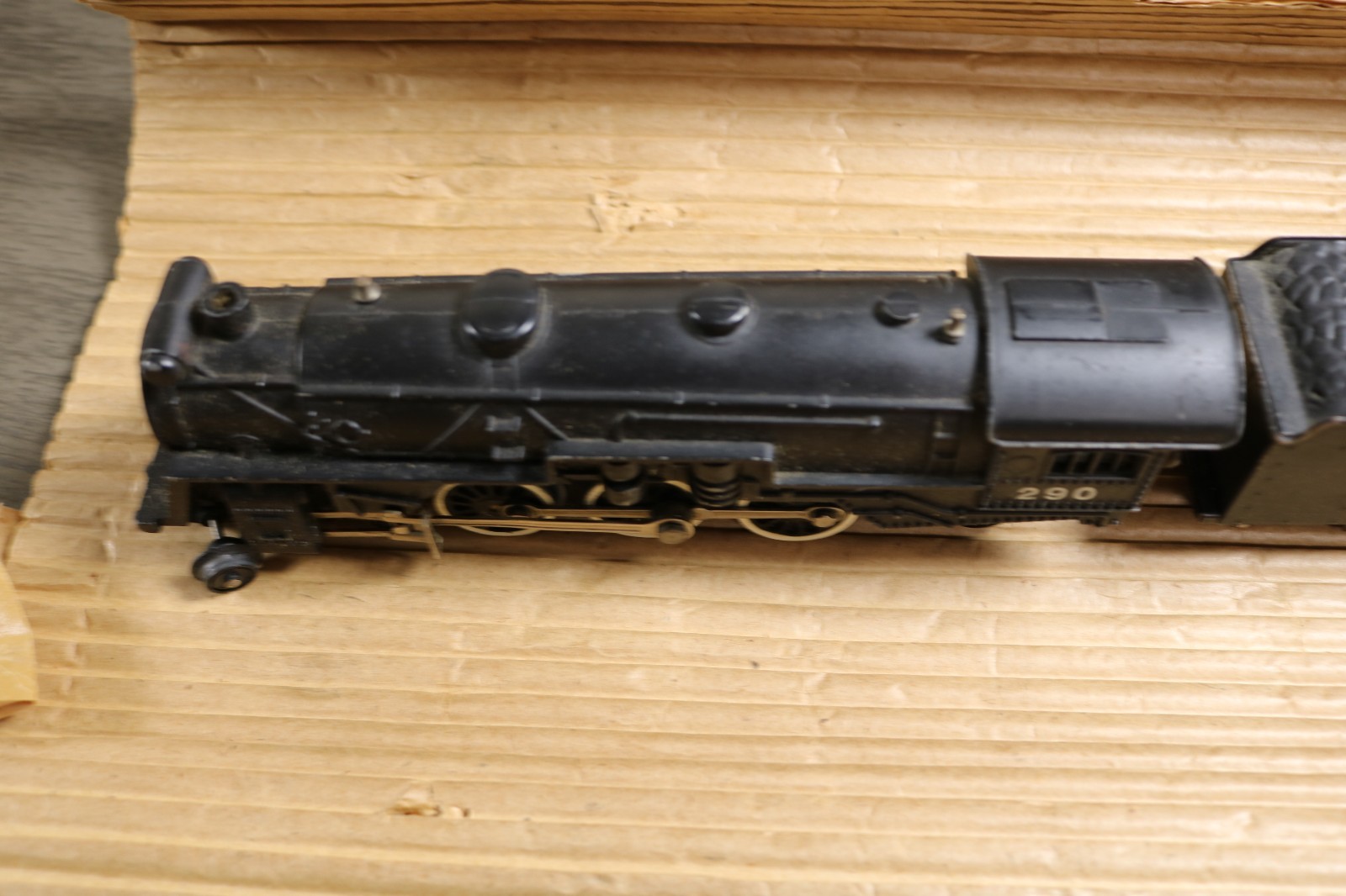 American Flyer #290 Steam Locomotive w/Coal Tender-Model Electric Train-S Gauge