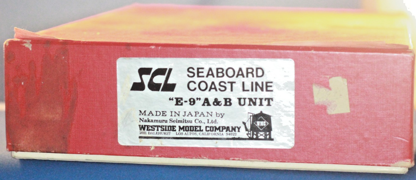JP HO Westside Model Company Brass EMD E9A & E9B SCL Seaboard Coast Line