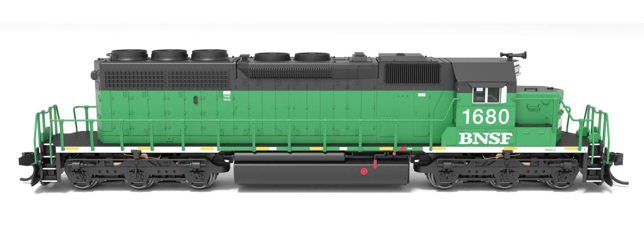Broadway Limited 9463 N Scale BNSF Railway EMD SD40-2 1686 (DCC/Sound)