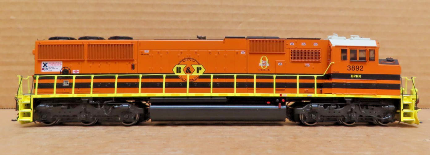 Athearn Genesis HO EMD SD60M ‘Tri-Clops’ Buffalo & Pittsburgh BPRR #38 ATHG75648