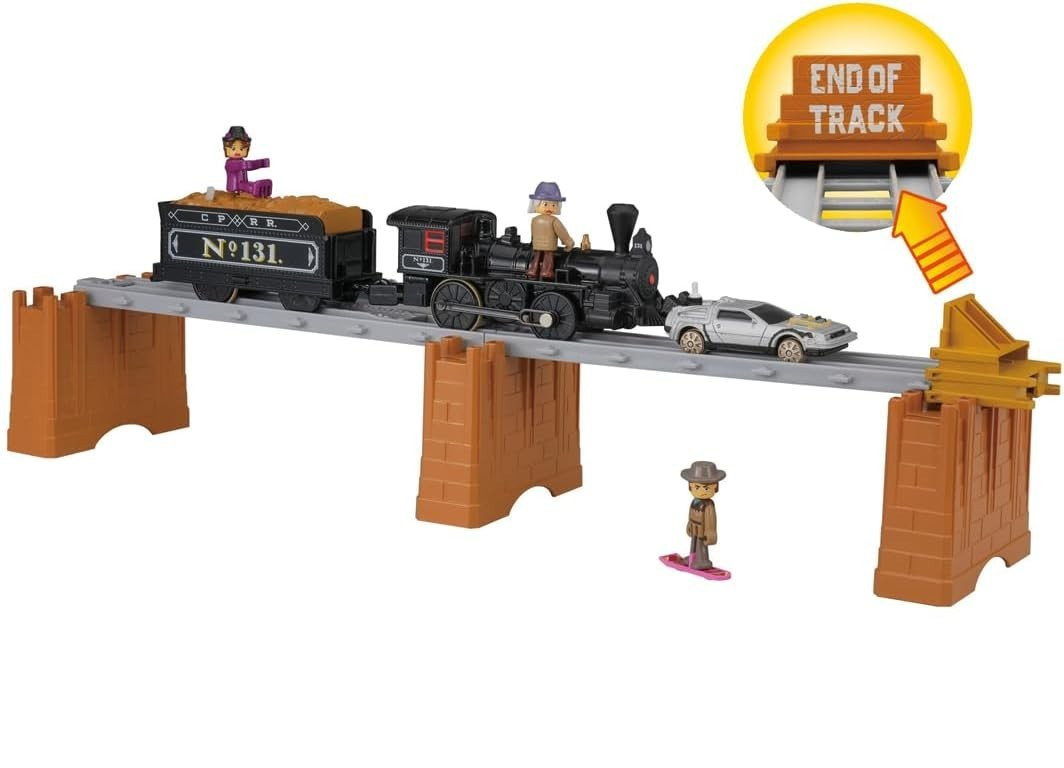 Plarail Back to the Future Part 3 Locomotive Train & Time Machine Set 2025 Japan