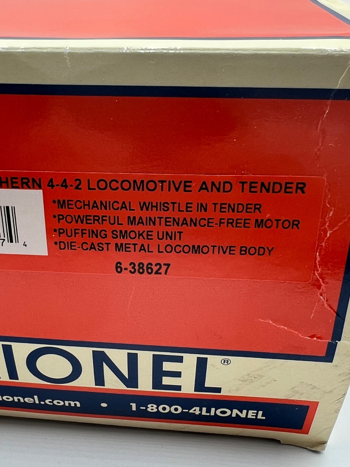 Lionel 6-38627 Great Northern 4-4-2 Steam Locomotive & Tender O-Gauge Train NIB