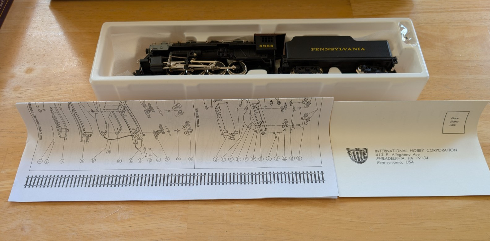 IHC Premier #23727 Pennsylvania PRR 0-8-0 Shifter Road #6556 New in Box