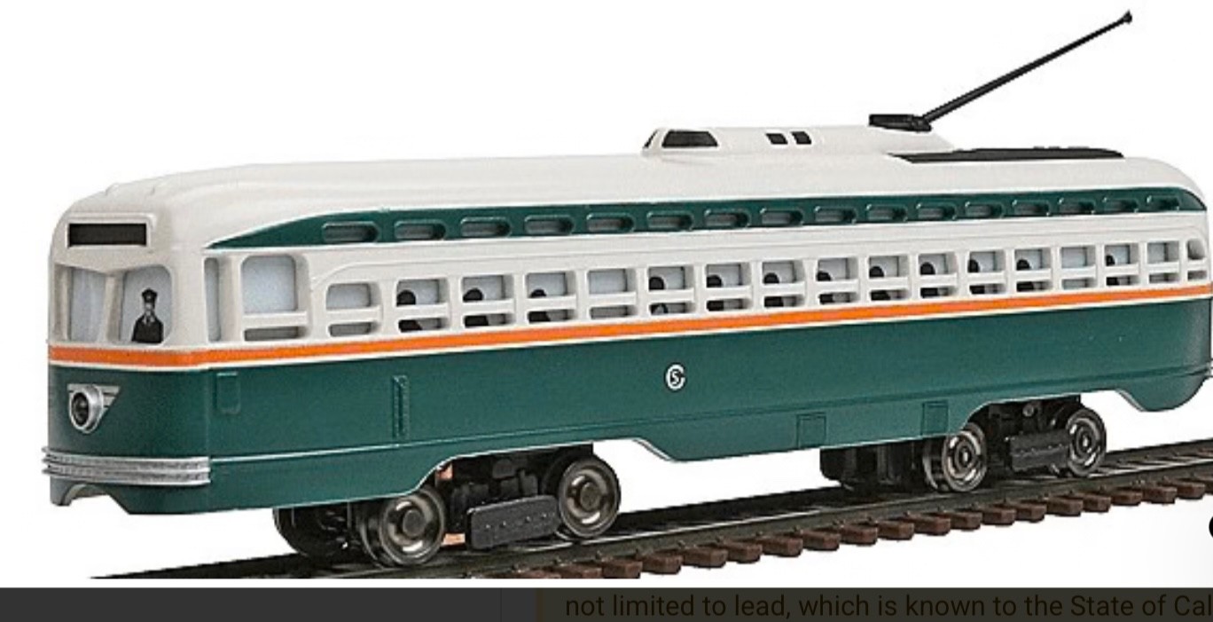 NEW Bachmann HO Scale Chicago Surface Line Trolley Train Car 62934