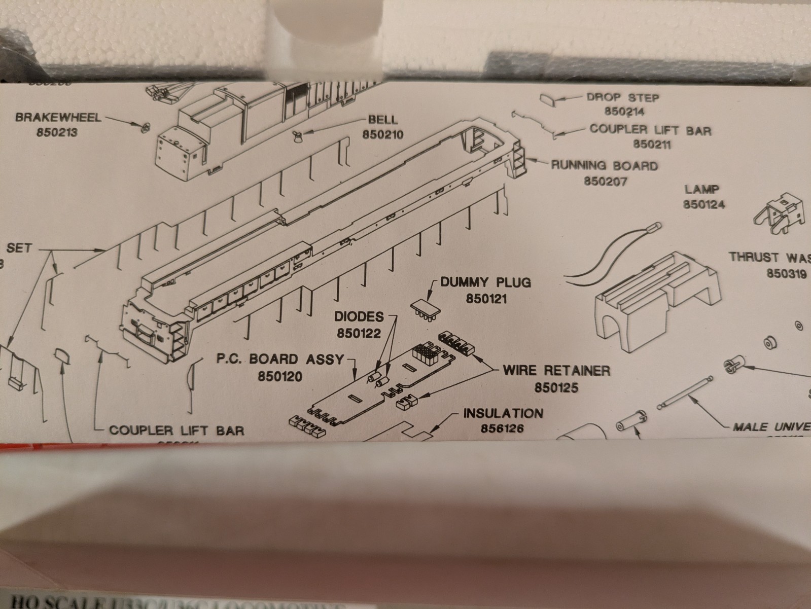 HO GE U33C GN Great Northern DCC Ready NIB NOS # 8530