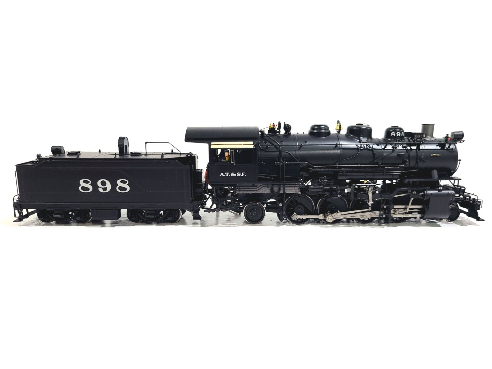 Division Point Boo-Rim AT&SF 2-8-2 Atchison Santa Fe #898 HO Brass #DP-3902 DCC