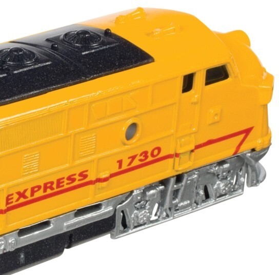Classic Loco Diesel Engine Train Locomotive Powerful Pull Back Action 6 ½ Inches