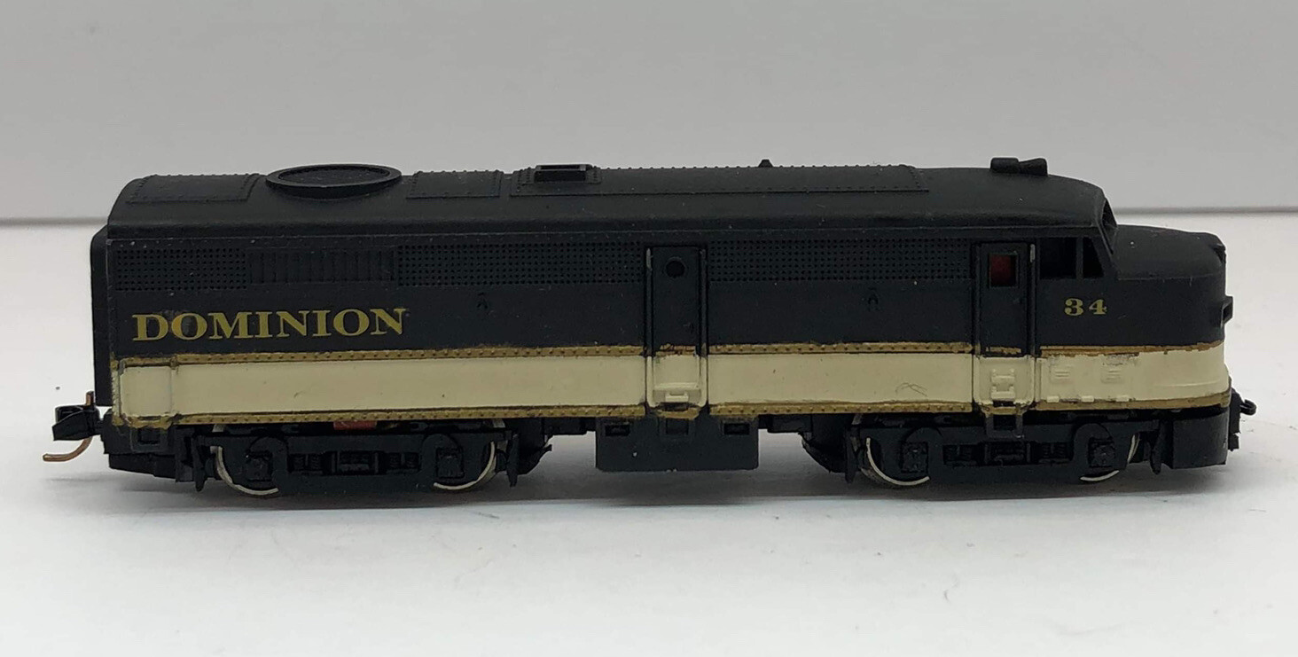 N Scale Arnold Rapido Diesel Loco Train #34 Dominion.