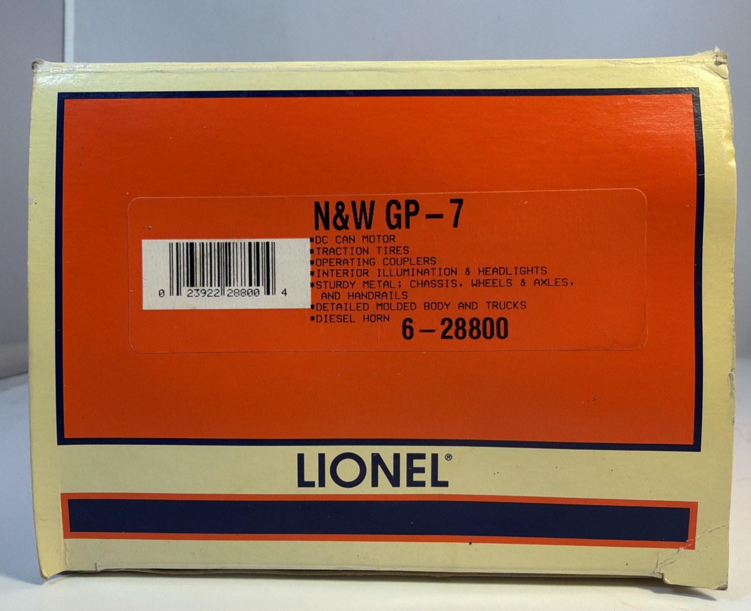 NOS Lionel Norfolk And Western N&W GP-7 Diesel Engine Locomotive 6-28800