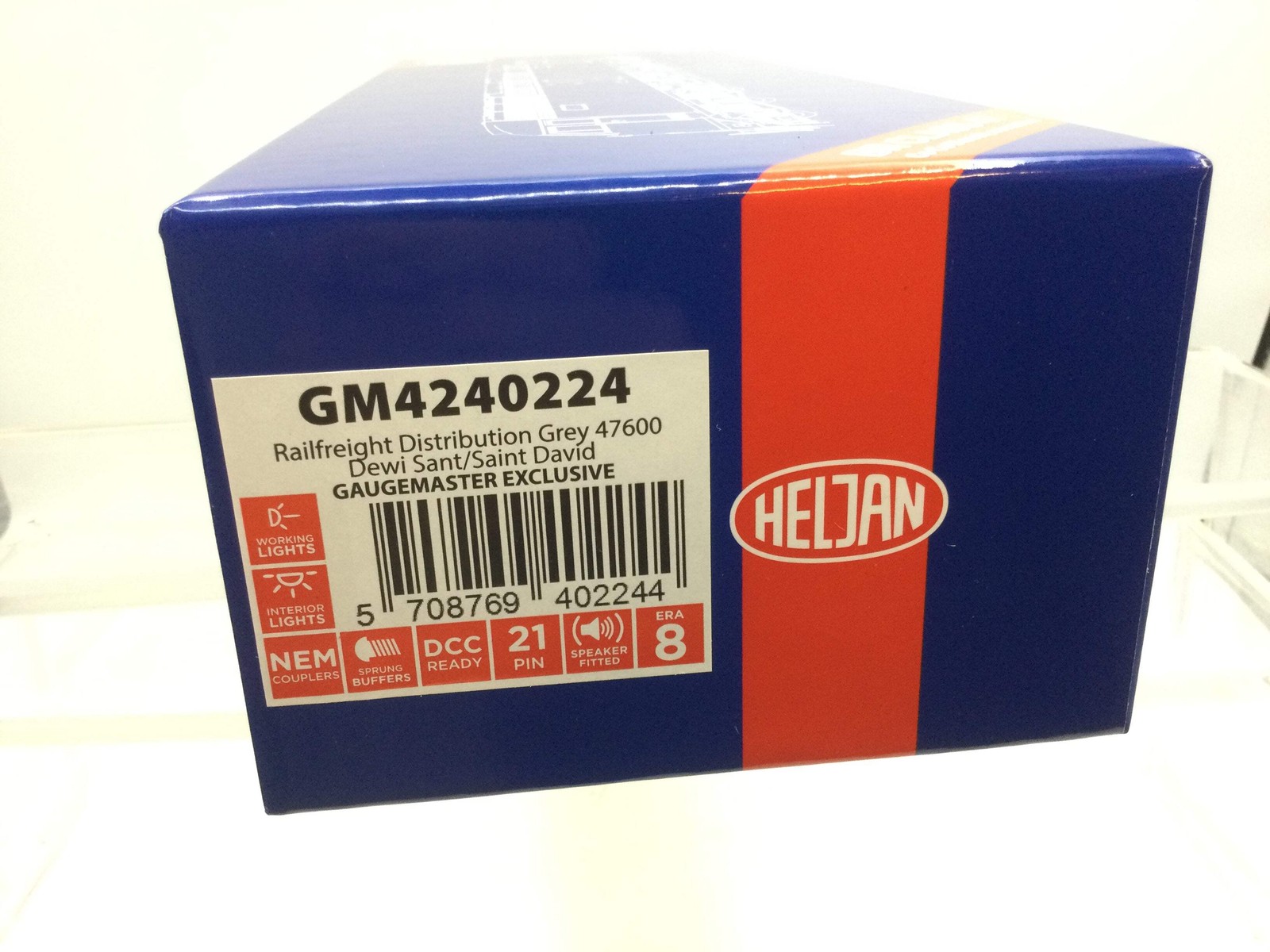 Gaugemaster/Heljan GM4240224 OO Gauge Class 47 600 Dewi Saint RF Dist DCC SOUND