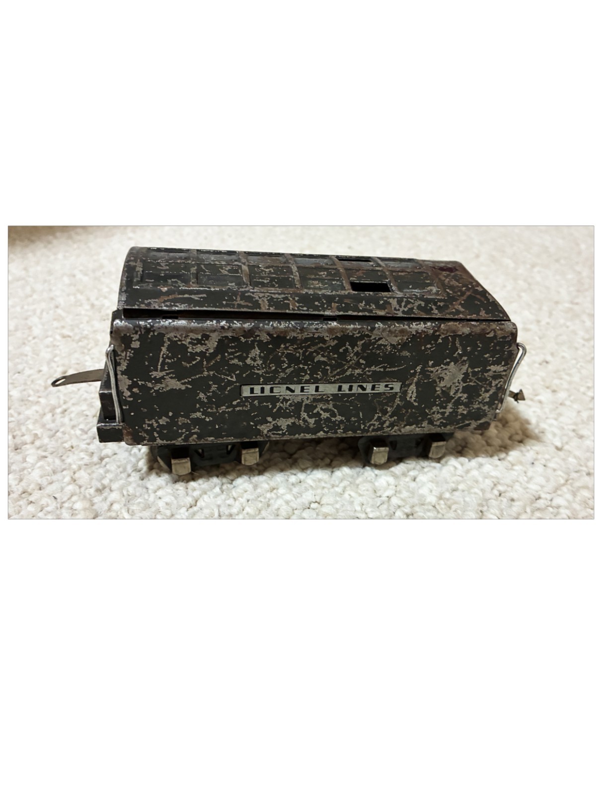 Pre-War, O Gauge, Commodore Vanderbilt 265W Locomotive, Lionel Tender/ Dump Car