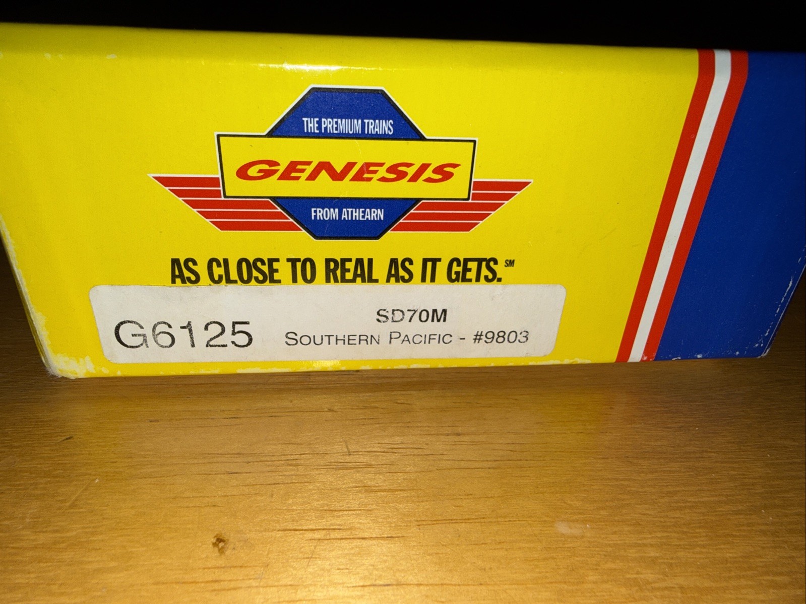 ATHEARN GENESIS HO SCALE G6125 SOUTHERN PACIFIC SD70M SP#9803 NOS